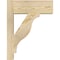 Ekena Millwork Funston Block Rough Sawn Outlooker, Douglas Fir, 6"W x 14"D x 18"H OUT06X14X18FST05RDF - alternate 2